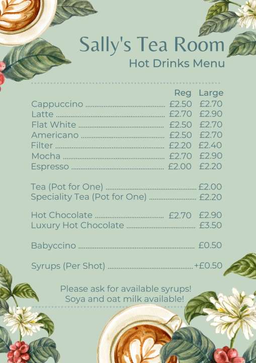 Sally's Tea Rooms The Secret Garden